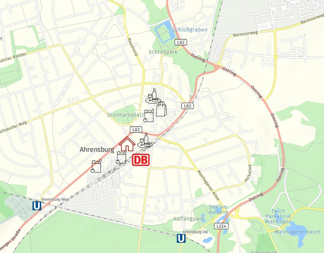 Have-A-Nice-Stay - Nahe Bahnhof - 20 Minuten Nach Hamburg - Trotzdem Ruhig Gelegen - 6 Minuten Zu Fuss Ins Zentrum Ahrensburg - Modern Eingerichtet Kültér fotó