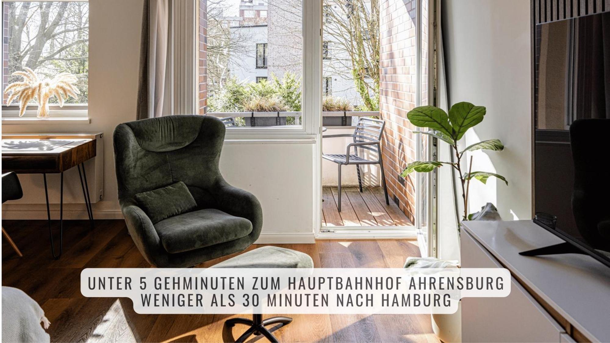 Have-A-Nice-Stay - Nahe Bahnhof - 20 Minuten Nach Hamburg - Trotzdem Ruhig Gelegen - 6 Minuten Zu Fuss Ins Zentrum Ahrensburg - Modern Eingerichtet Kültér fotó